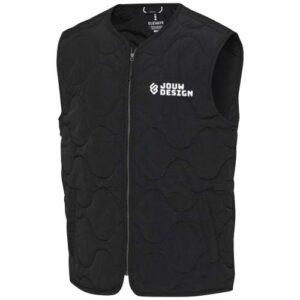Quartz GRS gerecyclede gewatteerde unisex bodywarmer