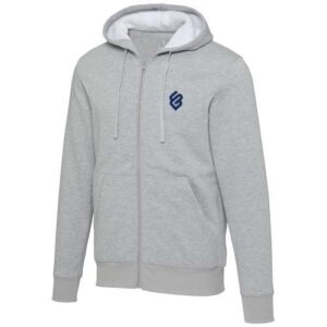 Natron 320 g/m² sherpahoodie met volledige rits
