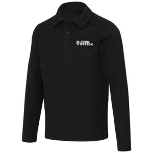 Apollo 245 g/m² uniseks poloshirt met lange mouwen