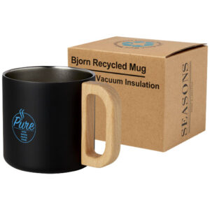 Bjorn 360 ml RCS-gecertificeerde mok van gerecycled roestvrijstaal met koperen vacuümisolatie