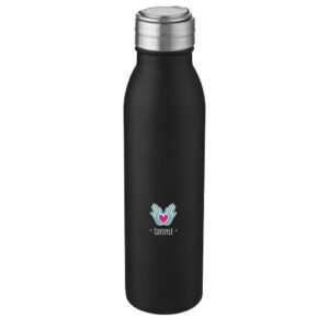 Harper 720 ml waterfles van RCS-gecertificeerd gerecycled roestvrij staal met metalen lus