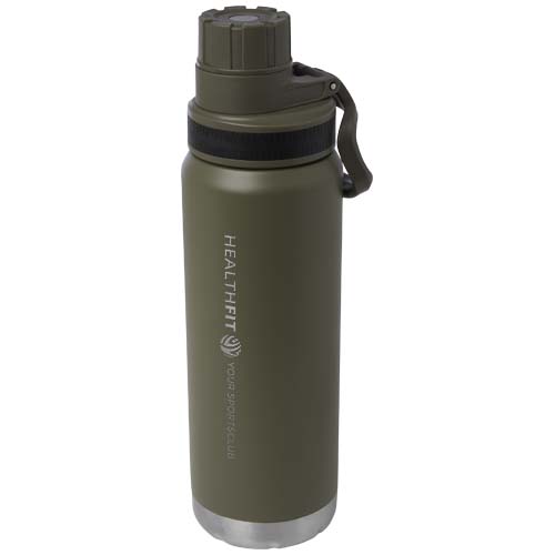 Fortis 700 ml RCS-gecertificeerde waterfles van gerecycled roestvrij staal met koperen vacuümisolatie (geschikt voor koolzuur