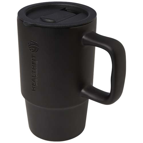 Carter 450 ml mok van keramiek met plastic deksel
