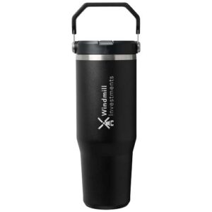 Stanley IceFlow™ 2.0 890 ml geïsoleerde roestvrijstalen beker met uitklapbaar rietje