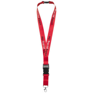 Yogi lanyard met afneembare gesp en veiligheidssluiting