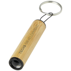 Cane bamboe sleutelhanger met lampje