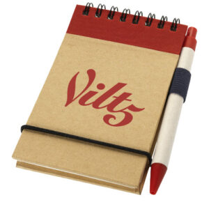 Zuse A7 gerecycled jotter kladblok met pen