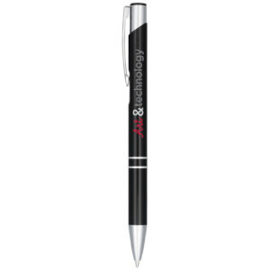 Moneta geanodiseerde aluminium balpen (blauwe inkt)