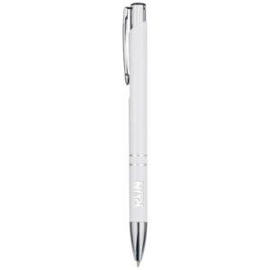 Moneta balpen van gerecycled aluminium (zwarte inkt)