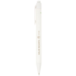Chartik monochromatische balpen van gerecycled papier met matte afwerking (zwarte inkt)