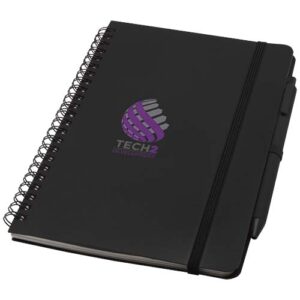 Thalaasa A5 ocean-bound hardcover notitieboek met balpen (zwarte inkt)
