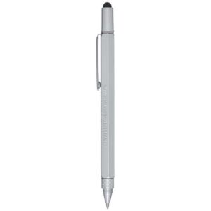 Dora multifunctionele pen van gerecycled aluminium (zwarte inkt)