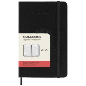 Moleskine hardback pocket dag-agenda voor 12 maanden