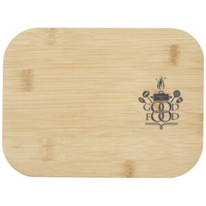 Roby 1000 ml glazen lunchbox met bamboe deksel