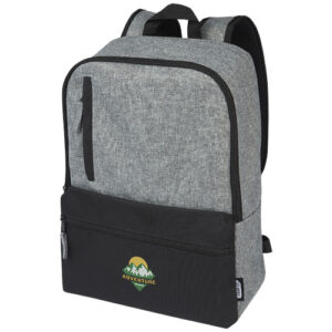 Reclaim GRS gerecyclede tweekleurige 15" laptoprugzak 14 L