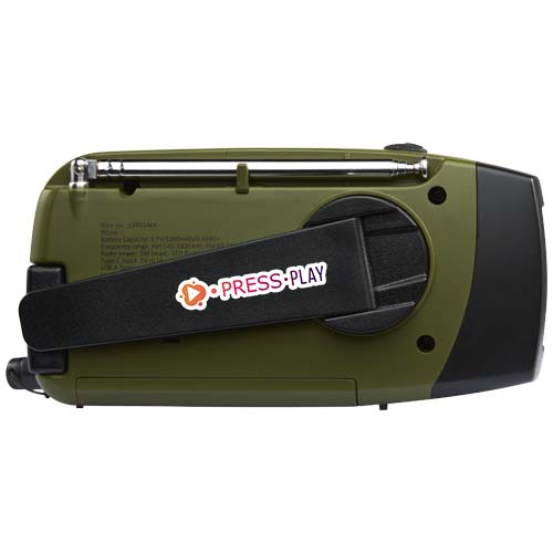 Avior noodradio van RCS gerecycled plastic