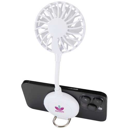 Ventio draagbare ventilator van gerecycled plastic met magneet