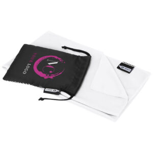 Raquel gerecyclede PET sport koelhanddoek in een pouch 80 x 30 cm