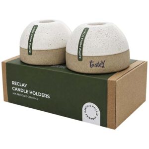 Originalhome ReClay set met dinerkaarsenhouders