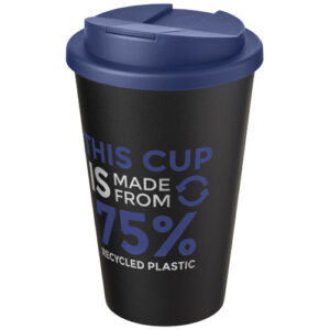 Americano® Eco 350 ml gerecyclede beker met spill-proof deksel