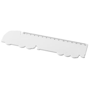 Tait liniaal van 15 cm in de vorm van een vrachtwagen van gerecycled plastic