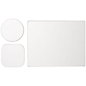 Brite-Mat® combiset 1 van muismat en onderzetter