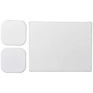 Brite-Mat® combiset 3 van muismat en onderzetter