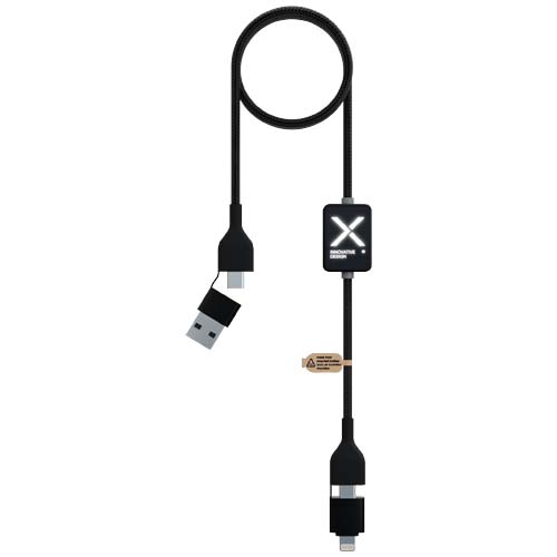 SCX.design C32 60 W switch oplaadkabel met oplichtend logo