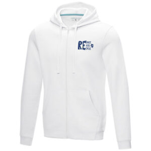 Ruby heren biologische gerecyclede hoodie met volledige rits