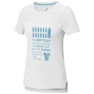 Borax 160 g/m² Dames T-shirt met korte mouwen, cool fit, GRS gerecycled