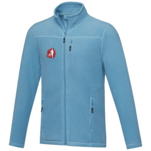 Amber GRS gerecycled heren fleece jas met volledige rits