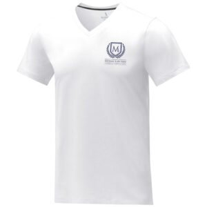 Somoto Heren T-shirt met V-hals en korte mouwen 