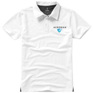 Markham 200 g/m² stretch herenpolo met korte mouwen