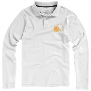 Calgary 180 g/m² herenpolo met lange mouwen