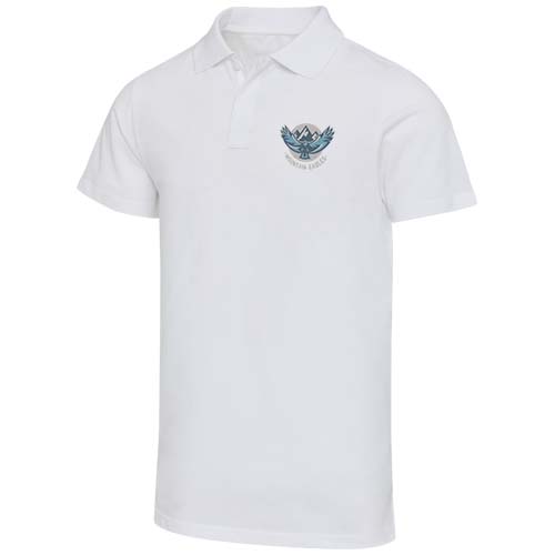 Graphite 180 g/m² unisex OCS organische polo met korte mouwen