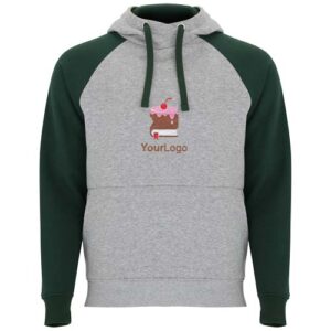 Badet 280 g/m² tweekleurige kinderhoodie