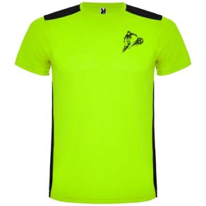 Detroit 130 g/m² sportshirt met korte mouwen voor kinderen