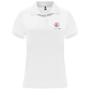Monzha 150 g/m² sportpolo met korte mouwen voor dames