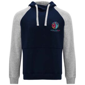 Badet 280 g/m² unisex tweekleurige hoodie